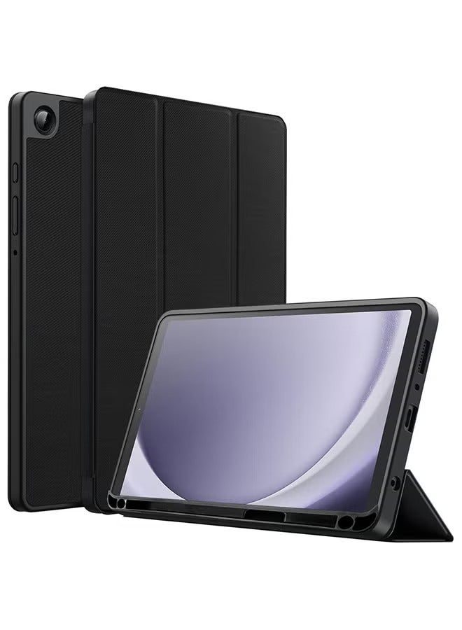 Case for Samsung Galaxy Tab A9 Case 8.7 inch 2023 (SM-X110/X115/X117) 360° Rotating Book Cover Protective Case with Auto Wake/Sleep for Galaxy Tab A9 (Black) - Image 1