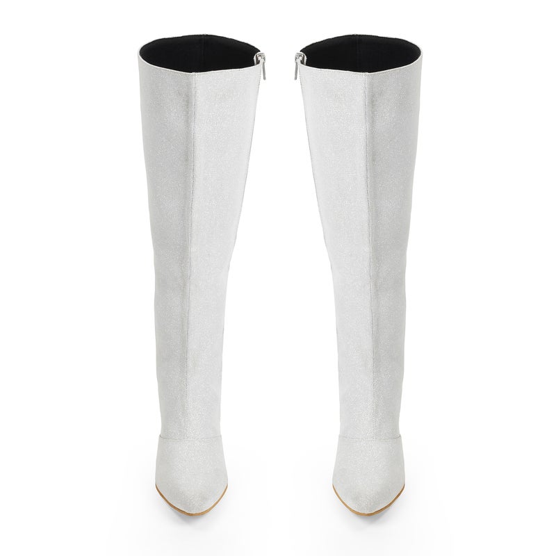 زوري وورلد بوت ثلج بكعب سميك  بوصة، شتوي فاخر نباتي - Image 4