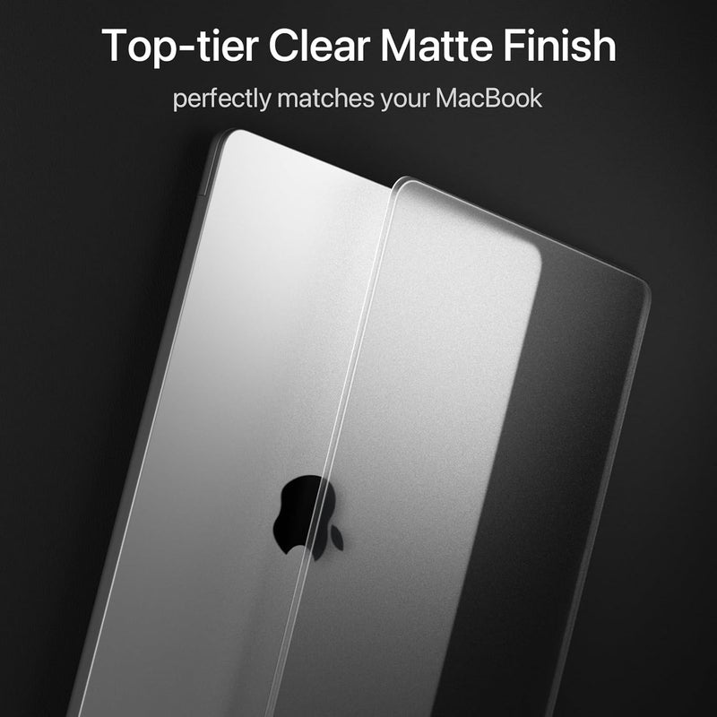 soonjet Invisible Armor for MacBook Air 15 inch Case M4 2025 2024 2023 M3 M2 [Same as Bare Device] [Scientific Slim] Hard Shell Laptop Cover - Clear - Image 5