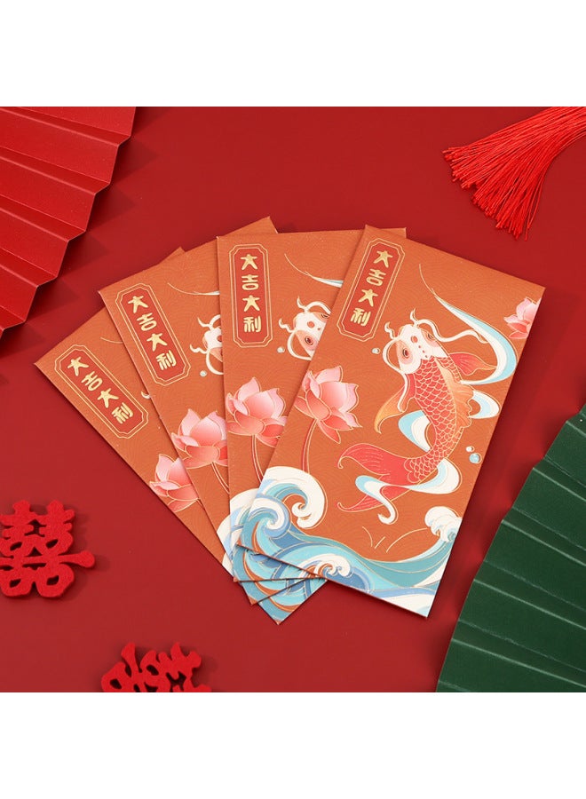 Autonomy National Tide Hot Stamping Red Envelope New Year's Eve Bao Li Is A Wedding Celebration Thousand Yuan 100 Yuan Happy Word Red Envelope K - Image 1