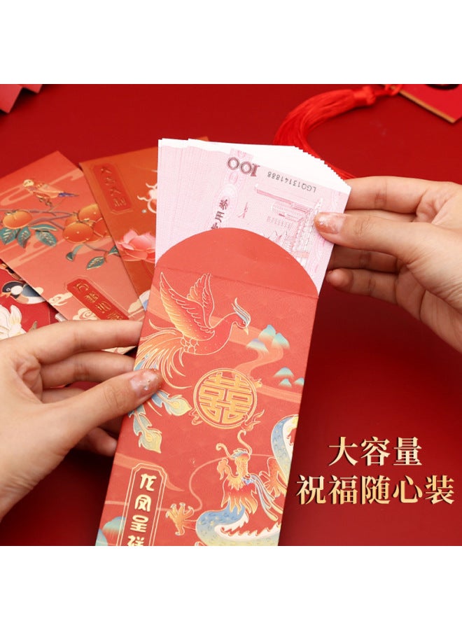 Autonomy National Tide Hot Stamping Red Envelope New Year's Eve Bao Li Is A Wedding Celebration Thousand Yuan 100 Yuan Happy Word Red Envelope K - Image 3