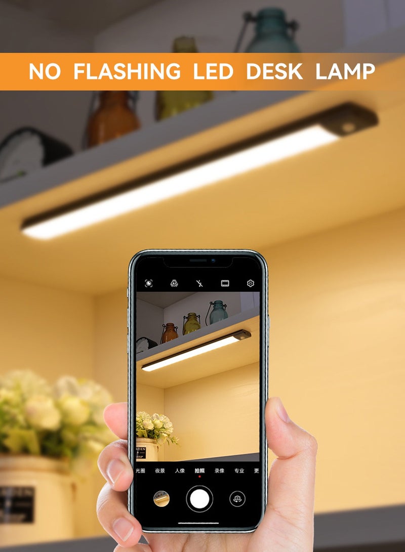 LEOKOR أضواء الجدار LED مستشعر الحركة ضوء داخلي لاسلكي USB أضواء خزانة قابلة للشحن 30 سم - Image 2