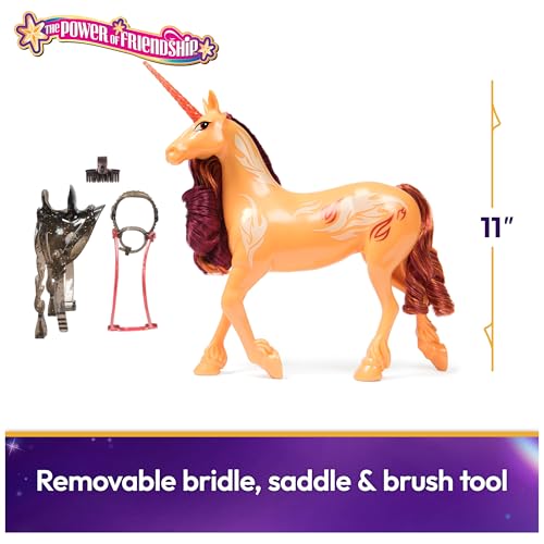 Unicorn Academy Power of Friendship Cinder Easter Gifts Idea Dolls Unicorn Toys for Girls Includes Translucent Saddle Bridle 11 - Image 5