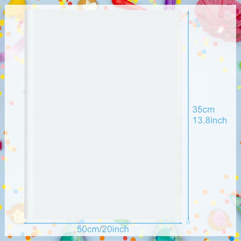 PLULON 60 Sheets White Tissue Paper Bulk, Gift Wrapping Tissue Paper for Packaging 14 x 20 Inch Art Crafts for Gift Bags Decorative Floral Wedding Birthday Party Decor - Image 2