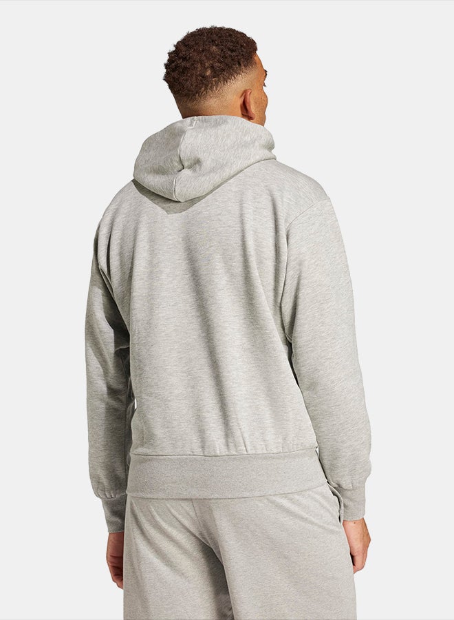 Adidas Essentials Big Logo Fleece Hoodie - Image 2