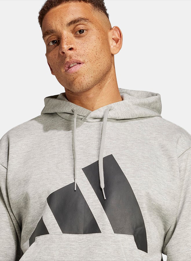 Adidas Essentials Big Logo Fleece Hoodie - Image 5