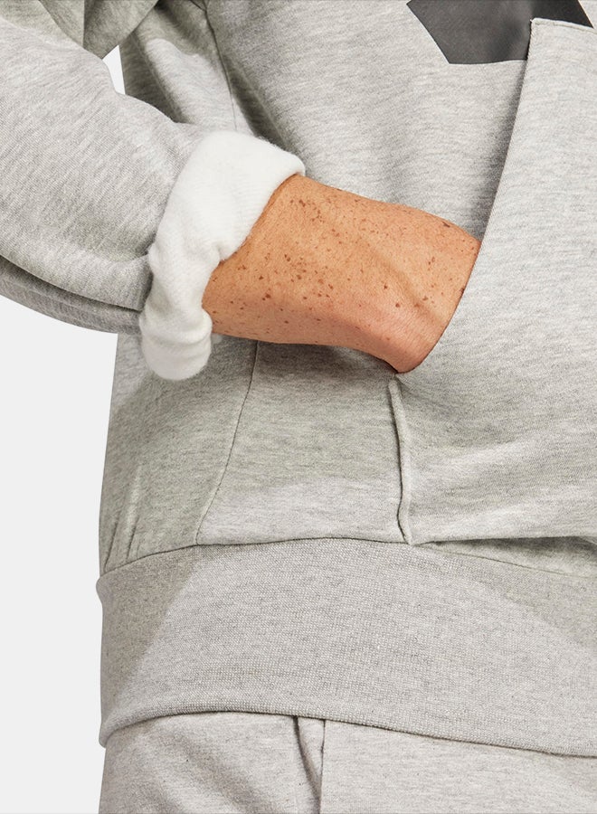 Adidas Essentials Big Logo Fleece Hoodie - Image 4