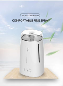 Generic Cool Mist Humidifier for Bedroom with Essential Oils Large Capacity 3.2L Top Filler and 7 Color Touch (White)  - Image 4