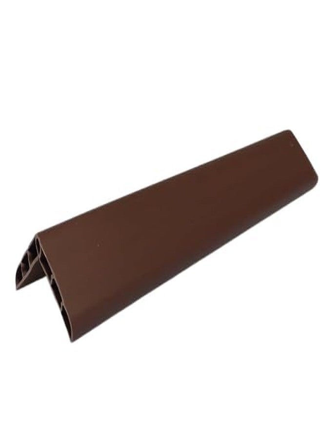 Naidev Rubber Wall Corner Guard Edge Protector,Anti-Collision Strip, Self-Adhesive Wall Guards, Safety Edge & Corner Guards.Brown - Image 1