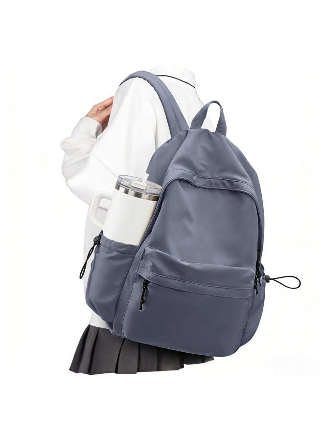 VECAVE School Backpack BluePurple Waterproof Bookbag Casual Lightweight Travel Rucksack Daypack Backpacks for Men Women College High School Bags backpack for Boys Girls Teens …, A7-bluepurple, Large, - Image 1