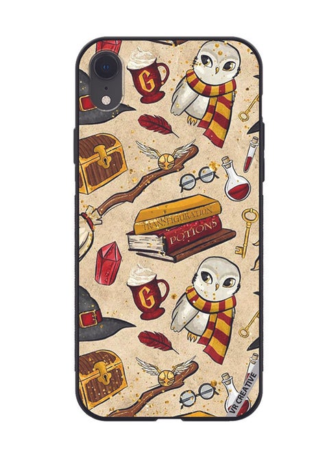Protective Case Cover For Apple iPhone XR Harry Potter Design Multicolour