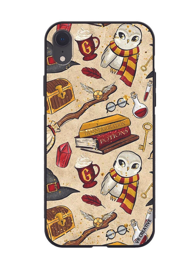 Protective Case Cover For Apple iPhone XR Harry Potter Design Multicolour