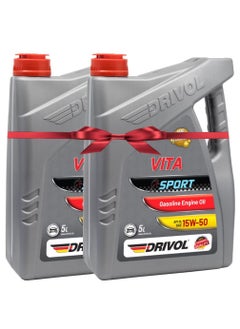 DRIVOL 2 DRIVOL Made in Germany 15W-50 API SL - Gasoline Engine Oil 5L 