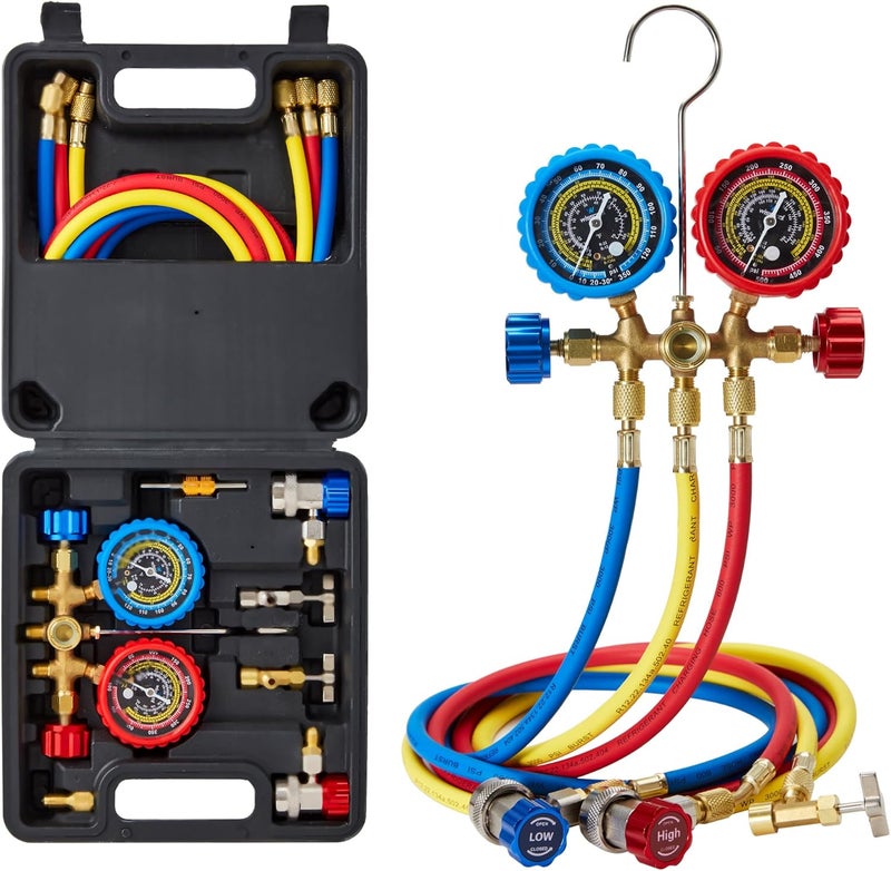 Wisscool HVAC Manifold Gauge Set - Image 1