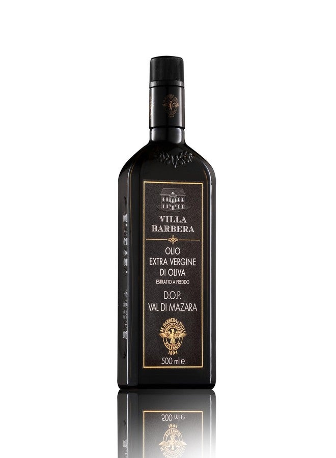 Barbera Villa Barbera Val di Mazara D.O.P. Sicilian Extra Virgin Olive Oil, 16.9 fl oz (500ml) | Cold Extracted | Premium Olive Oil from Sicily | Authentic Italian Flavor from Native Sicilian Olives - Image 2