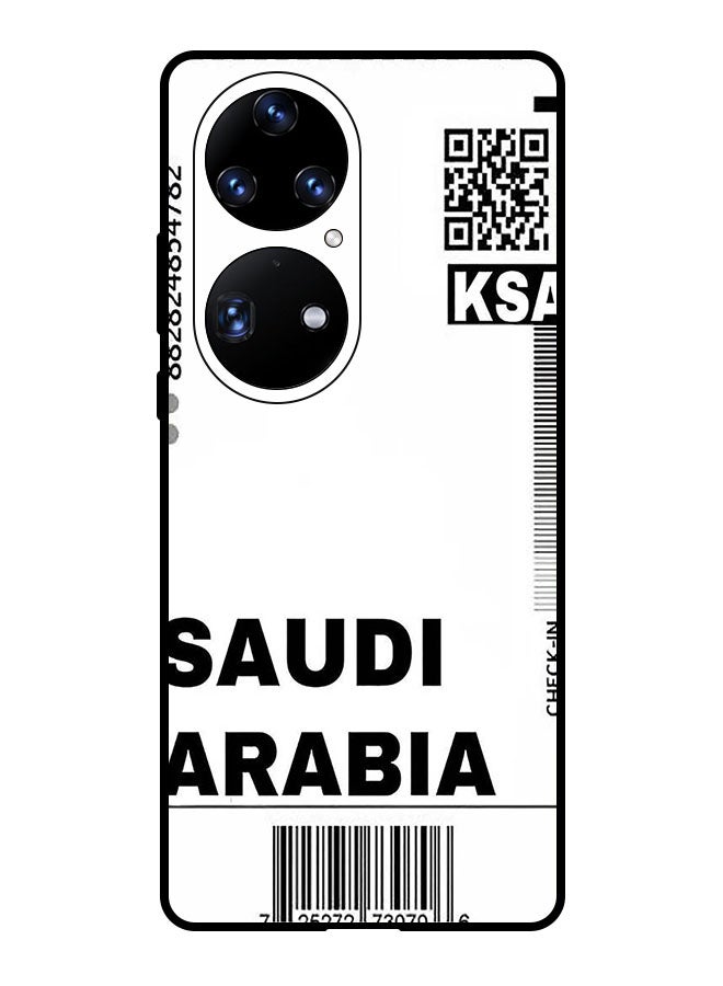 Theodor Protective Case Cover For Huawei P50  Saudi boarding pass - Image 1