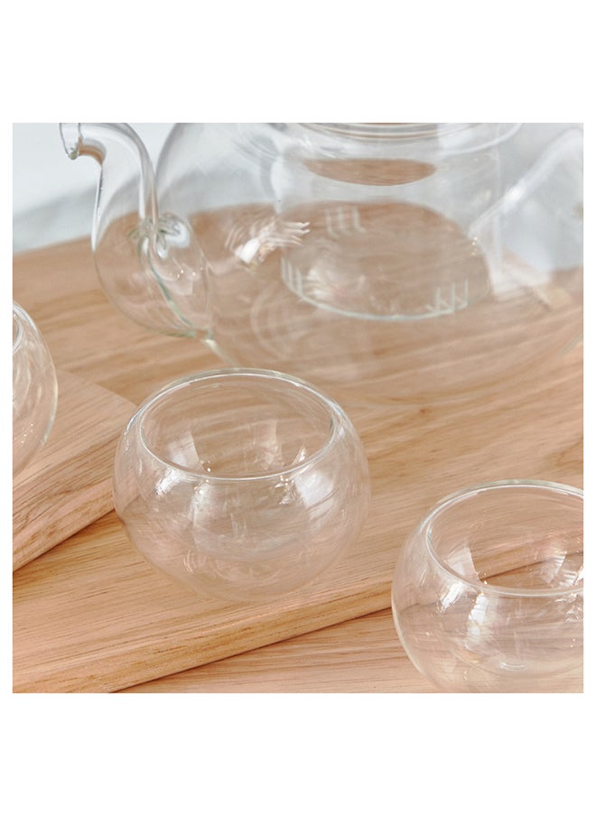 Home Box - Sip Savor 8-Piece Glass Tea Set 21x9x13.5 cm - Image 1