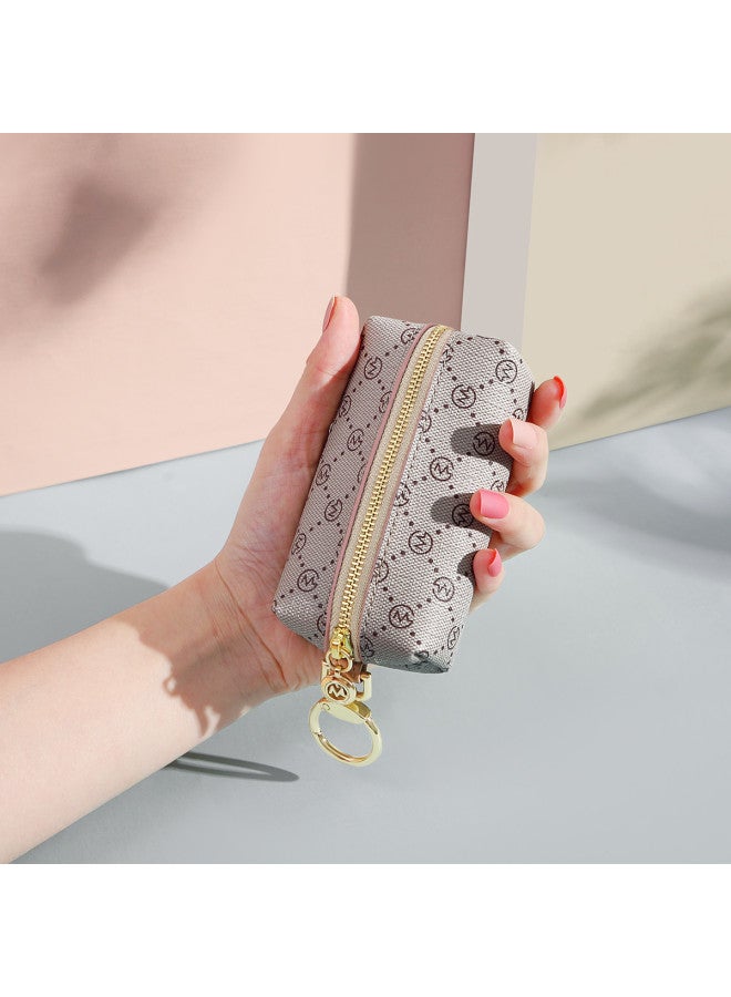 Golf Fashion Printed Key Pouch Women Lightweight And Easy To Carry Wallet Coin Purse Retro Color-block Key Holder Small Bag Women's Bag - Image 2