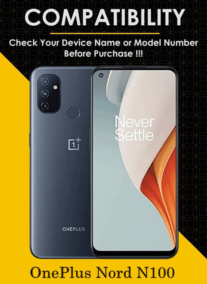 4 Pieces Tempered Glass Screen Protector 5D Designed For OnePlus Nord N100 Full Glue Edge to Edge Full Screen Coverage And Bubble Free