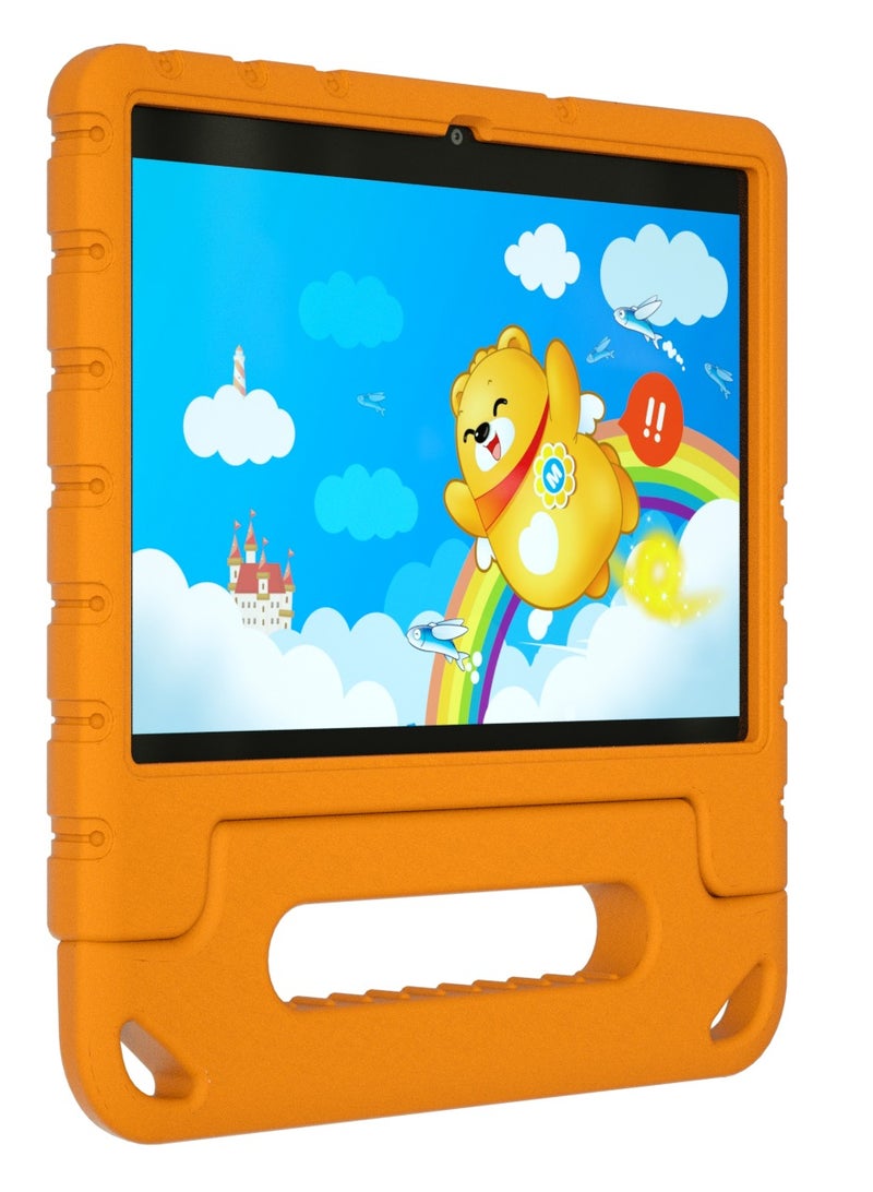 VIKUSHA VK-27 2GB+64GB WiFi 10.1 Inch Yellow Kids Smart Tablet With EV CASE - Image 1