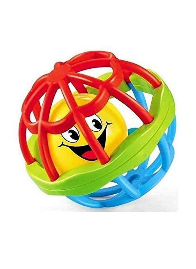 HS Enterprise - Soft Plastic Rubber Body Rolling Hand Bell Ball Baby Rattles Toy For Kids Rattle Baby Rattles & Plush Rings Little New Born Baby Toy Kids (Multicolor Available) - Image 1