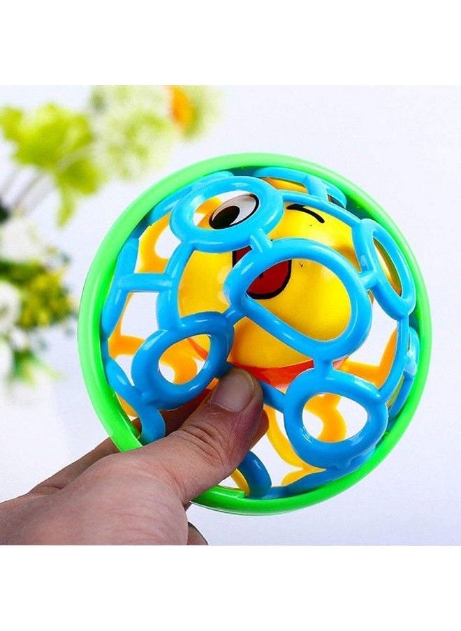 HS Enterprise - Soft Plastic Rubber Body Rolling Hand Bell Ball Baby Rattles Toy For Kids Rattle Baby Rattles & Plush Rings Little New Born Baby Toy Kids (Multicolor Available) - Image 1