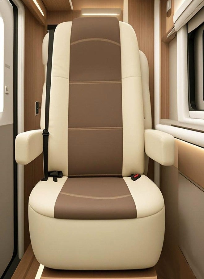 BeadChica 2 Pack RV Seat Covers for Captains Chairs,Motorhome Seat Covers for Class-A RV Seat - Image 1