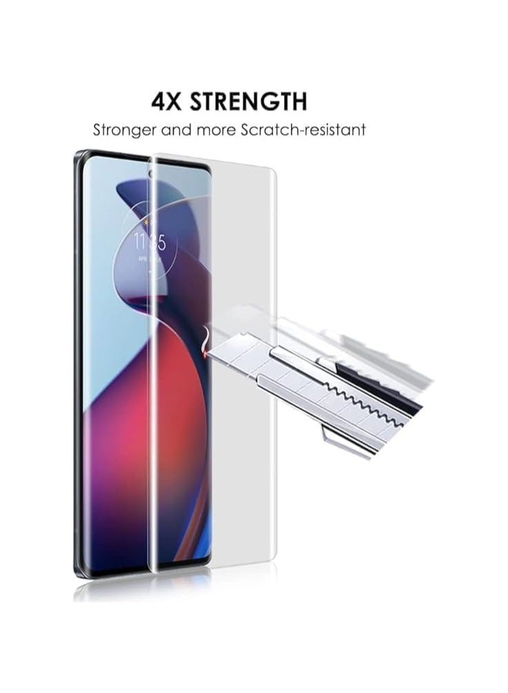 Screen Protector Compatible with Infinix Note 40 Pro Plus Tempered Glass [Fingerprint Unlock] [Anti-Scratch] [9H Hardness][HD] Protector for Screen Protector - Upgrade Full Coverage  - Image 2