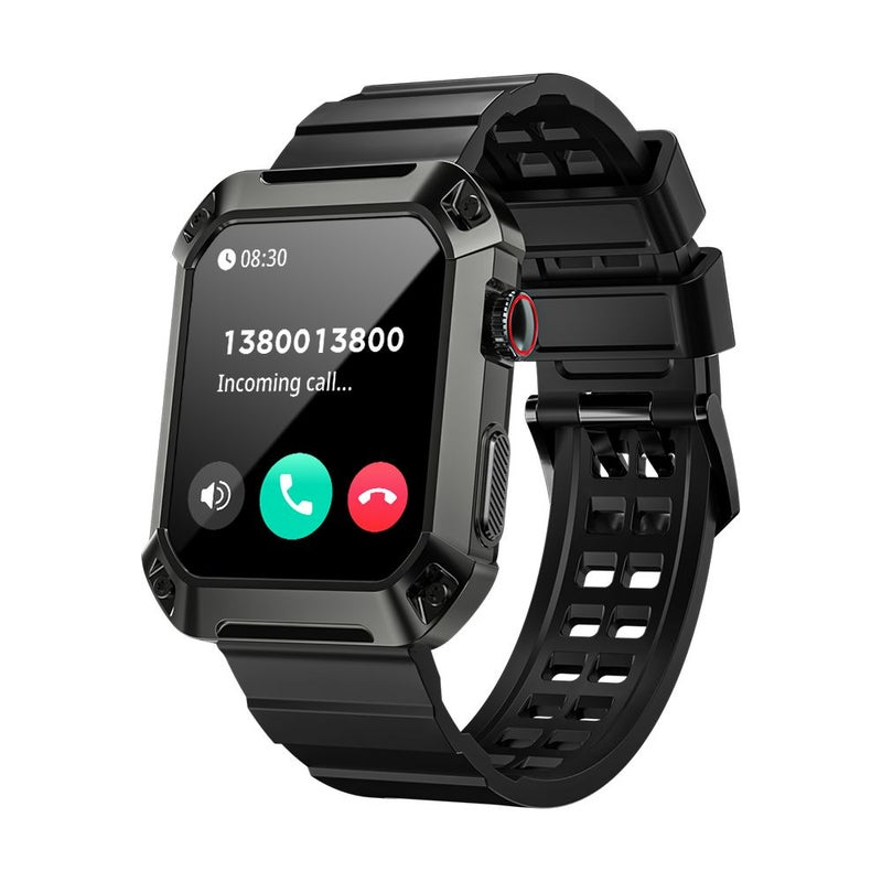 Lokmat Ocean 2 PRO Outdoor Sports Smartwatch, 1.85 Inch, Bluetooth, Call Reminder, Heart Rate Tracking, iOS Android, Black - Image 5
