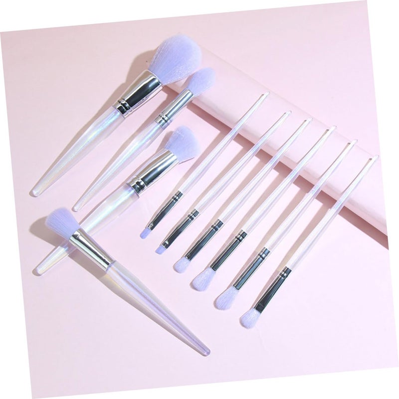 10Pcs Makeup Brush for Women Soft Loose Powder and Eyeshadow Brushes Versatile Makeup Supplies for Daily Use and Travel - Image 3