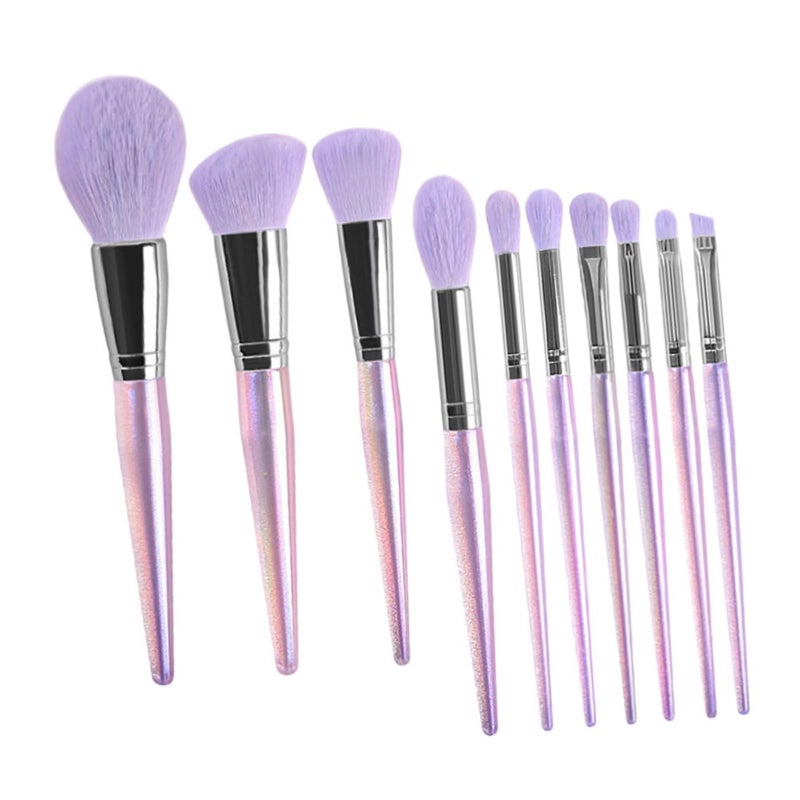 10Pcs Makeup Brush for Women Soft Loose Powder and Eyeshadow Brushes Versatile Makeup Supplies for Daily Use and Travel - Image 1