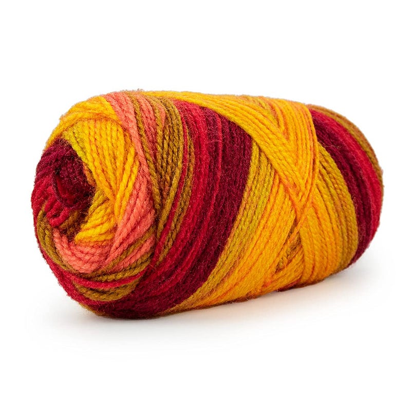NTGS NTGS Ganga Spectrum Yarn Supersoft Knitting Wool Ball Pink White Peach Colour Ball 200 Grams Suitable for Craft Babywear Blankets Ponchos mufflers caps Thick mota Needle Crochet Hook Thread - Image 2