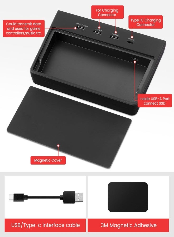 TAPTES USB Hub 5 in 1 Ports for Tesla Model 3 Before June 2020(Not Fit for Model Y),Dashcam & Sentry Mode Viewer USB Hub dongle USB (Not Fit for Tesla Model 3 Produced After June 2020) - Image 5