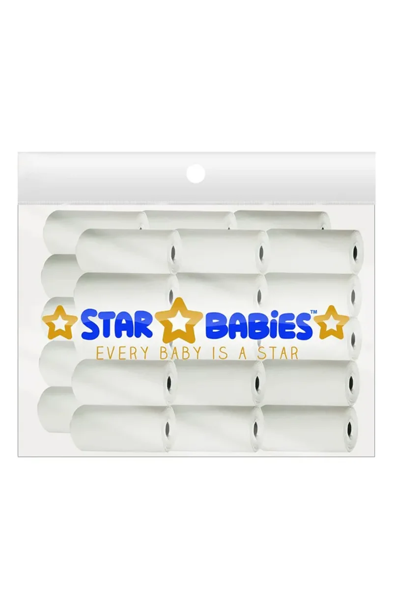 STAR BABiES Star Babies Scented Nappy Bag Pack of 30/450 Bags - White