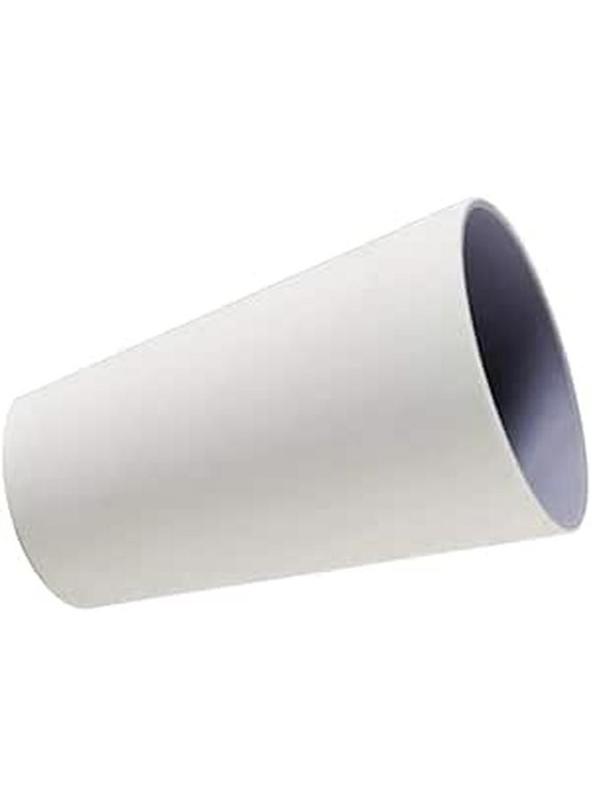 Unbreakable Plastic Tumblers Reusable Dishwasher Safe White Bathroom Cups - Image 1