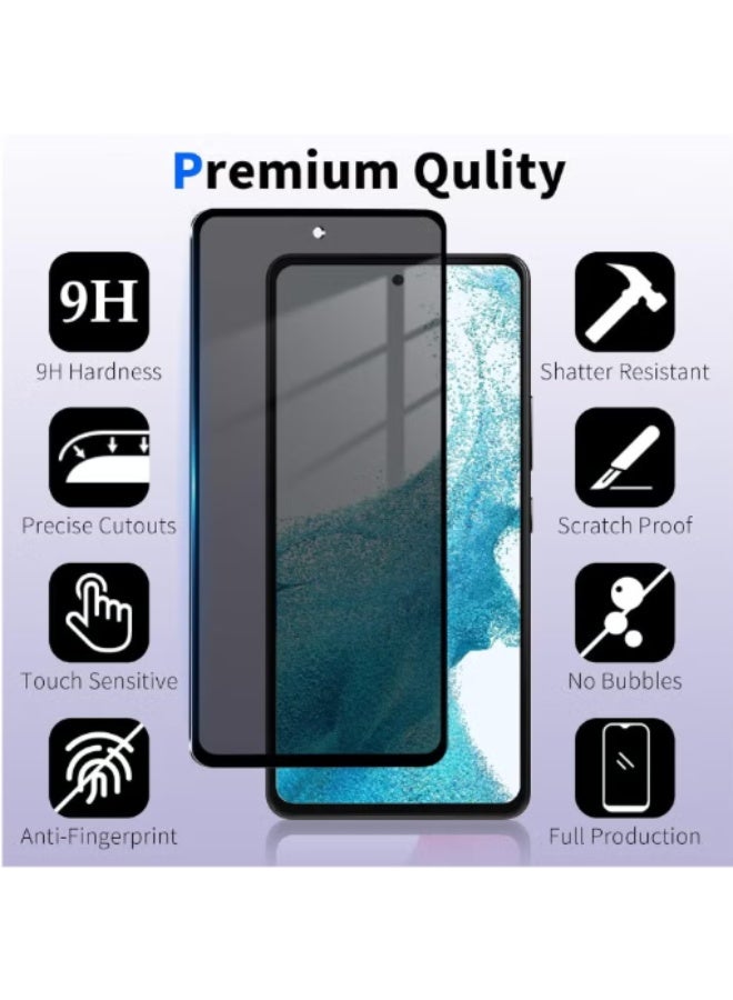 2-Pack HD Full Privacy Anti-Peeping Tempered Glass Screen Protector For Samsung Galaxy A55 - Image 3