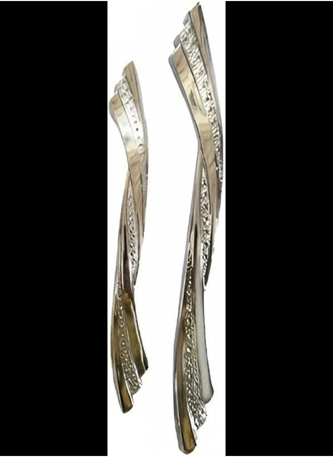 ABBASALI Modern Furniture And Cabinate Door Handle Sets Of 2 Pieces Model-A065 (SILVER) 