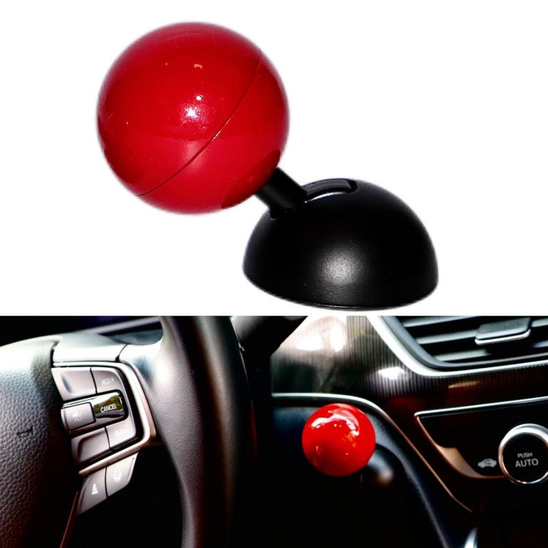 Car Push To Start Button Rocker 41mm Zinc Alloy - High-Temperature Baking Paint For Long-Lasting Finish - Push Start Button Cover For Vehicle Interior Decoration - Image 4