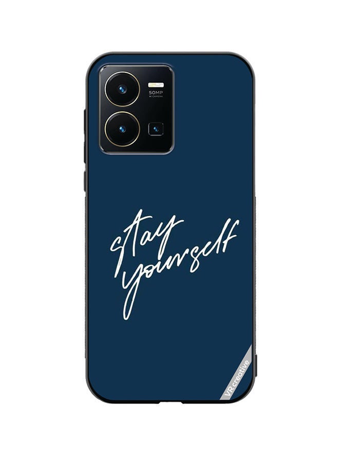 غطاء حماية لهاتف فيفو Y35 تصميم ابقَ نفسك متعدد الألوان