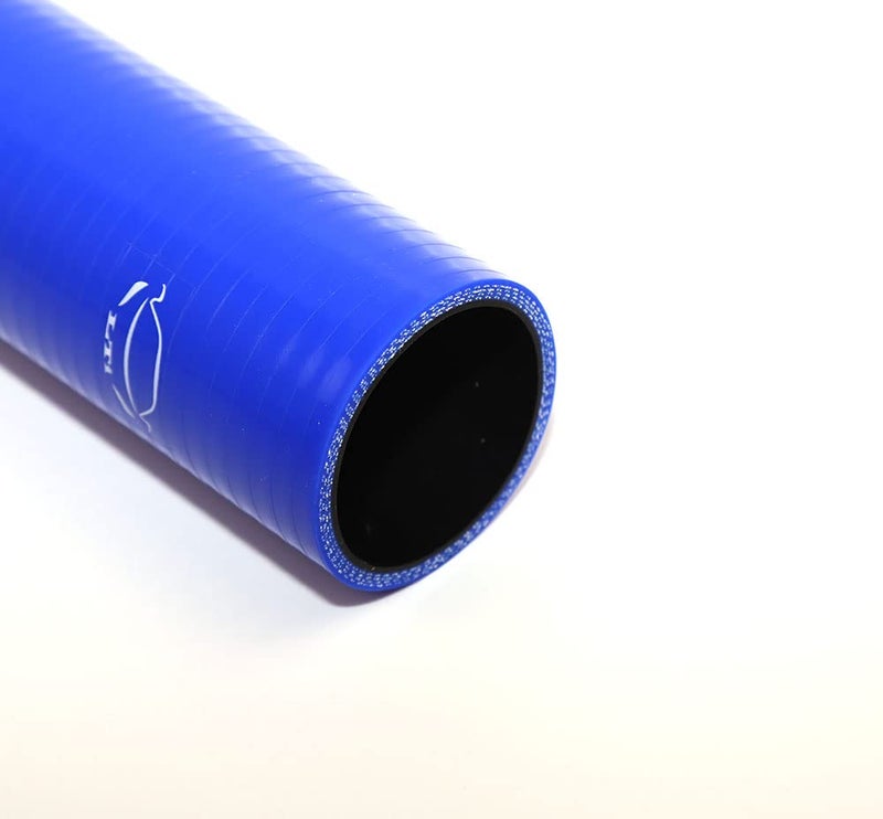 TenkeAuto 12" Long High Performance 4-Ply Reinforced 2" ID Straight Coupler Silicone Hose Turbo/Intercooler/Piping (BLUE 2'') - Image 2