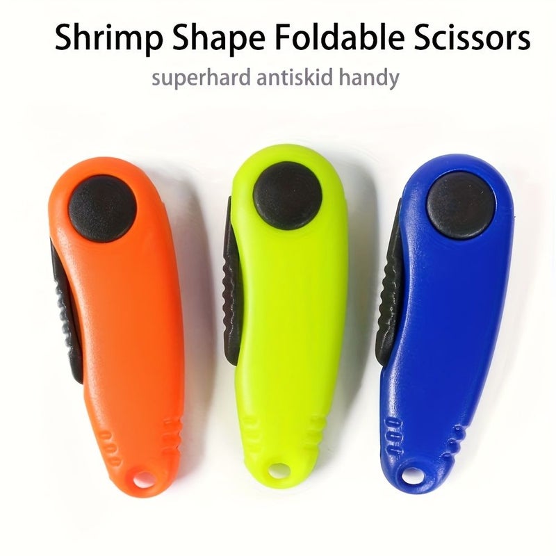 Blue Shrimp Shaped Fishing Scissors Pliers Set with Retractable Buckle Line Cutter - Image 5