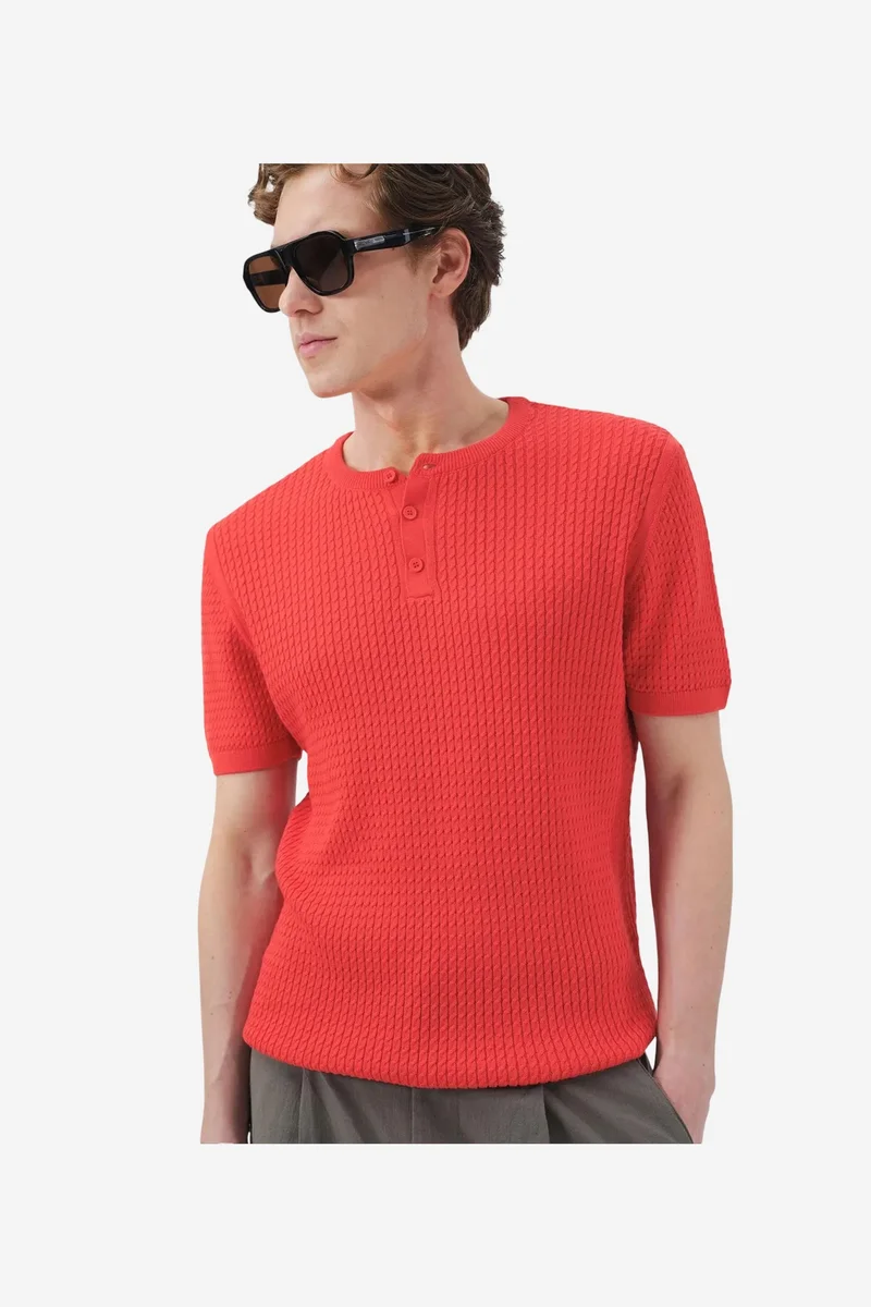 Giesto Bright Orange GIESTO Men's T-Shirt for Men | Best Price UAE