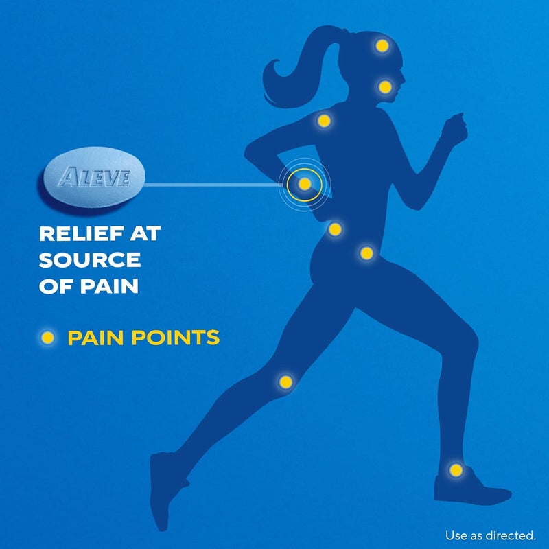 Aleve أقراص أليف لتخفيف الألم نابروكسين صوديوم 50 حبة - Image 4