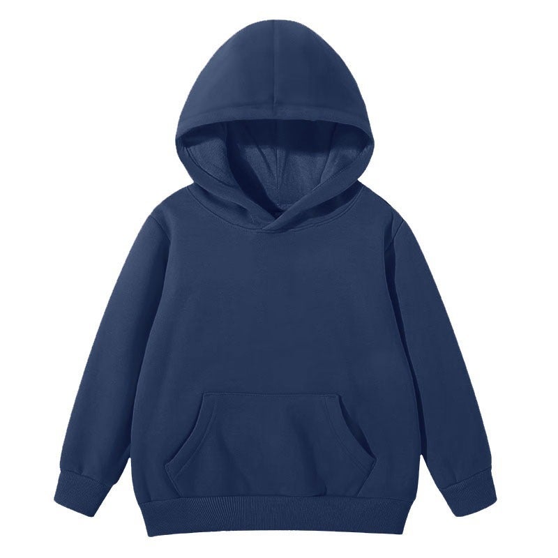 Children'S Wear Back Collar (Pure Cotton Cotton Composite Milk Silk 320G) Hooded Sweater Light Plate Blank Version Of The Jacket - Image 4