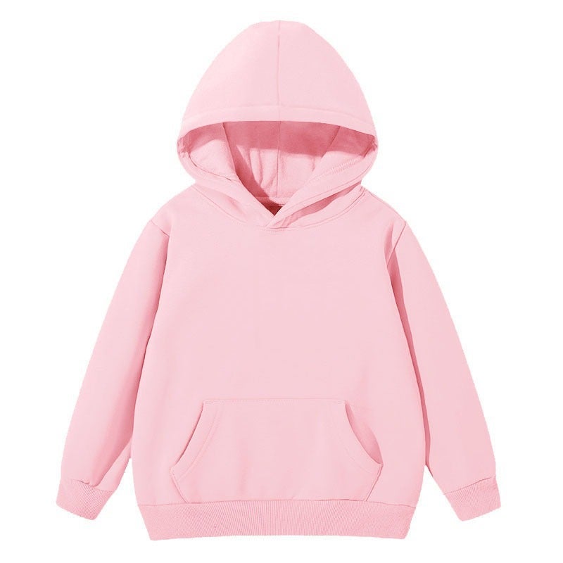 Children'S Wear Back Collar (Pure Cotton Cotton Composite Milk Silk 320G) Hooded Sweater Light Plate Blank Version Of The Jacket - Image 5