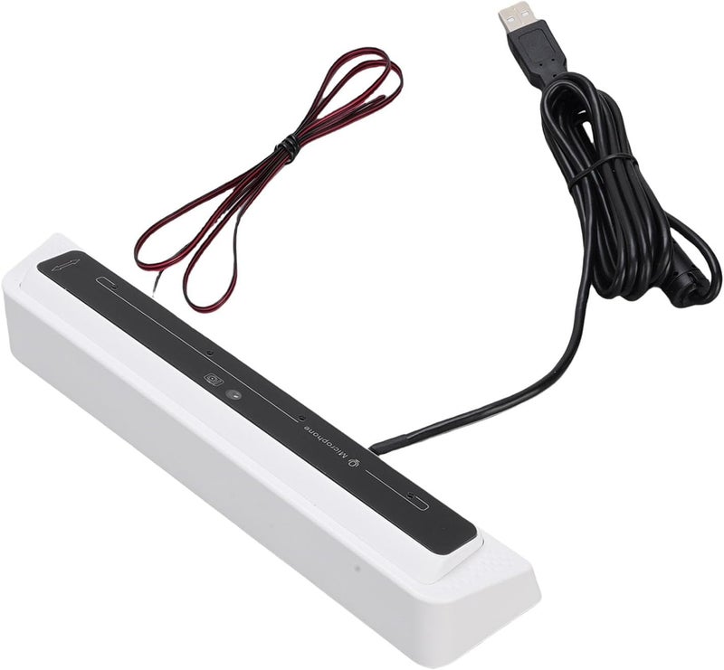 مكبر صوت USB من SUNGOOYUE مزود بكاميرا بدقة 8 ميجابكسل، ومصفوفة ميكروفونات رباعية لالتقاط الصوت بوضوح، وتقنية خوارزميات متعددة لتقليل الضوضاء، مع توافق التوصيل والتشغيل، للاستخدام الذاتي - Image 4
