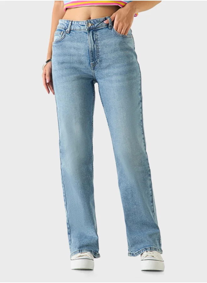 Lee Cooper High Waist Bootcut Jeans