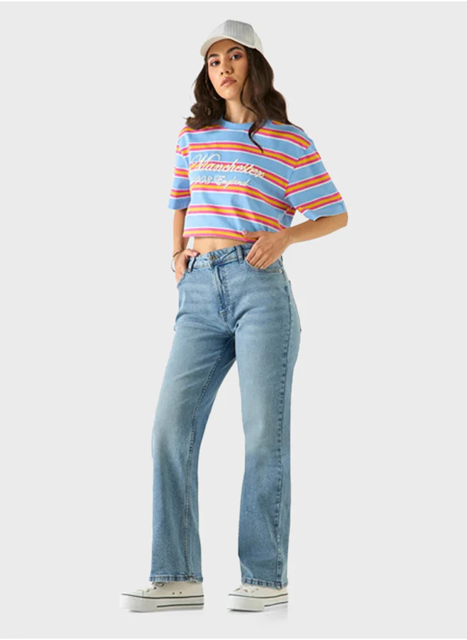 Lee Cooper High Waist Bootcut Jeans