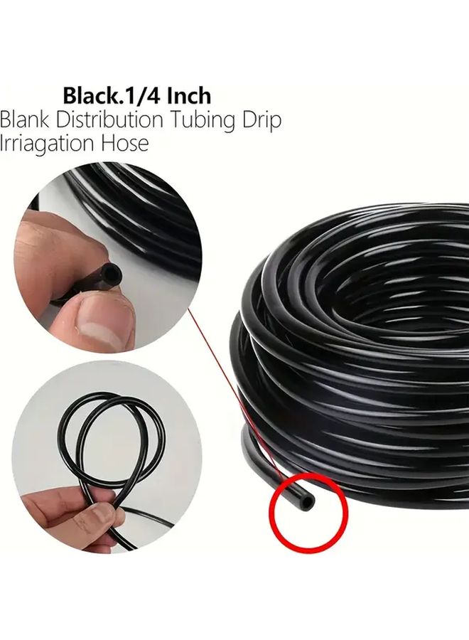 Durable Expandable Rubber Drip Hose 25 Inch For Garden Irrigation US EU Threads - Image 2
