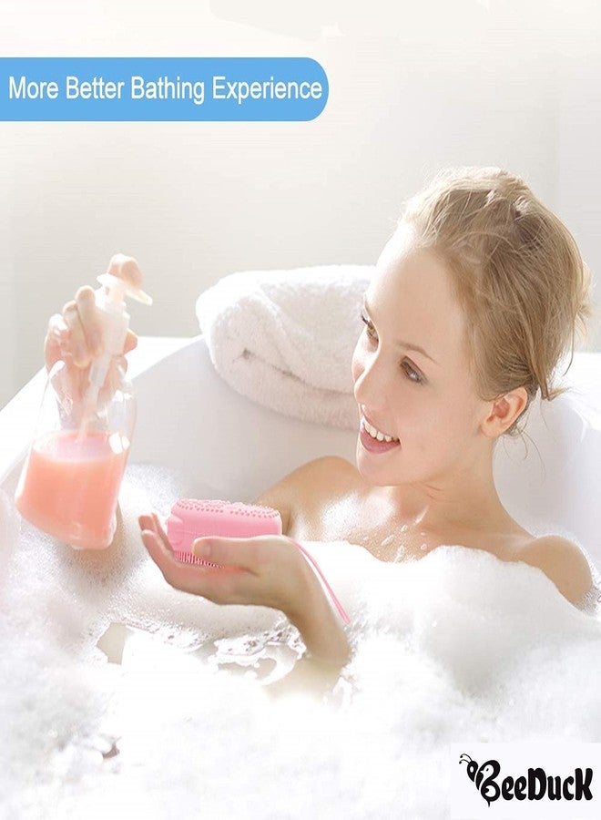 BeeDuck® Silicone Bubble Bath Quick Foaming Scrubbing Soft Rubbing Massage Body Cleaner Brush for Shower Bathroom - Image 5